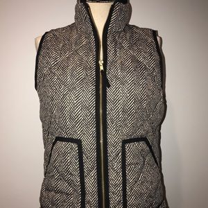 J.crew Herringbone Vest